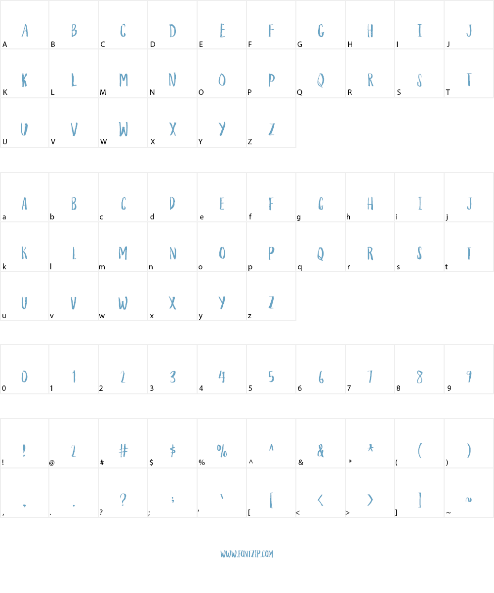 Houseplant DEMO Font Character